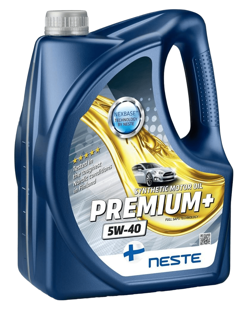 Моторное масло NESTE PREMIUM+ 5W-40, 4л